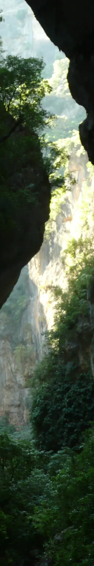 Beeindruckende Schlucht